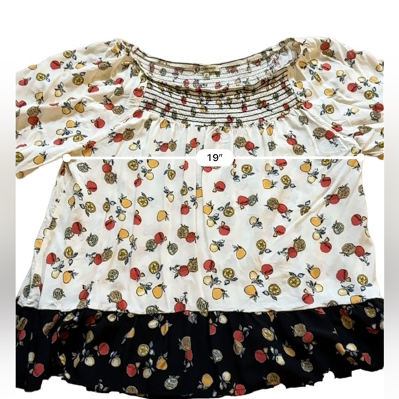 Democracy two tone swing top with fruit print - Picture 5 of 10